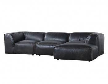 Luxe Leather Sectional Sofa