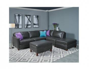Como Leather Sectional
