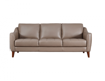 Amber Leather Sofa