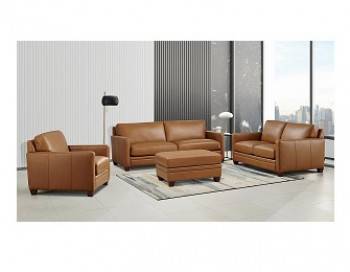 Como Leather Sofa