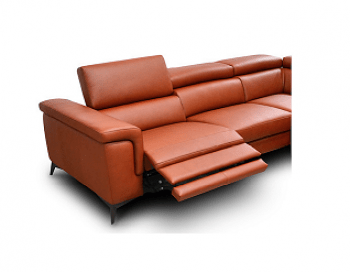 Alfa Leather Power Sectional
