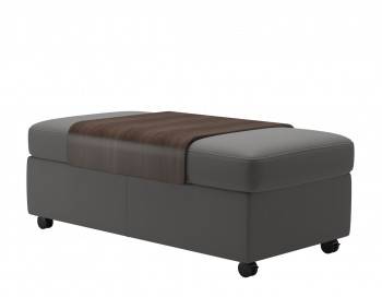 Double Leather Ottoman