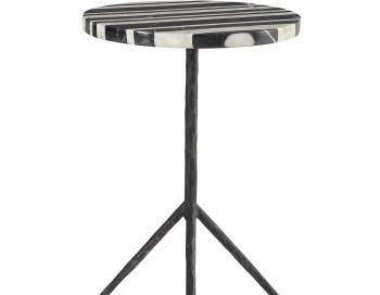 Fine Line Round Accent Table