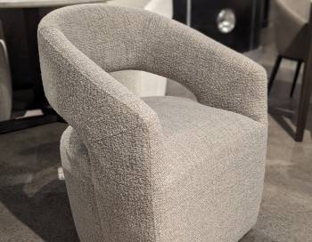 Lille Fabric Dining Chair on Castors