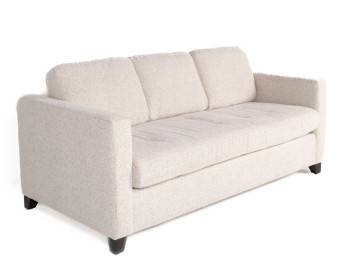 Union Fabric Sofa Farina Oatmeal Edmonton side