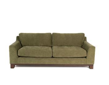 Finley Fabric Sofa Made in Canada Edmonton Marley Moss custom front