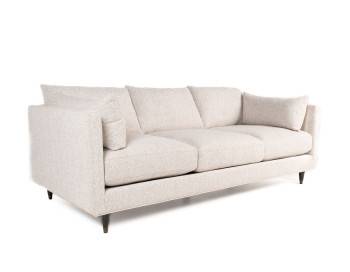 Vista Fabric Estate Sofa Edmonton Muse Stone stock side