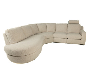 Embrace Fabric Recliner Sectional
