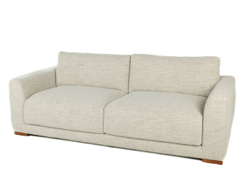 Everett Fabric Sofa Cotton Edmonton side
