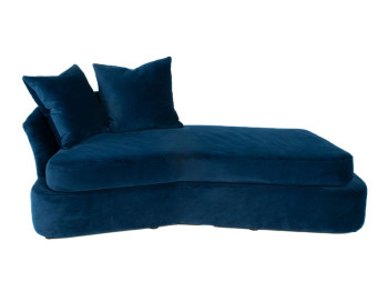 Julian Fabric Chaise Edmonton lounge chair bed front