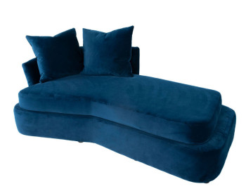 Julian Fabric Chaise Edmonton lounge chair bed side