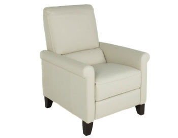 Arya Leather Recliner White side