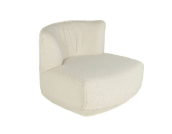 Alpine Swivel Chair Sheepskin Natural side