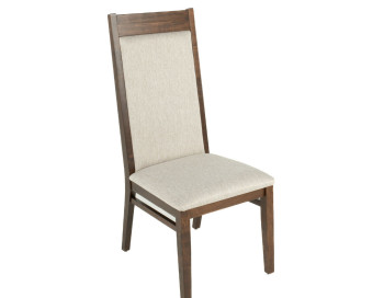 Steel City Dining Chair Brushwork Mocha side