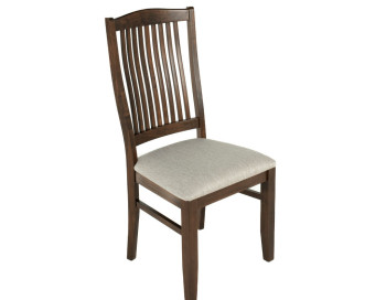 Glengarry Dining Chair Brushwork Mocha side