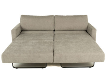 Nico King Sleeper Sofa Edmonton fabric bed open