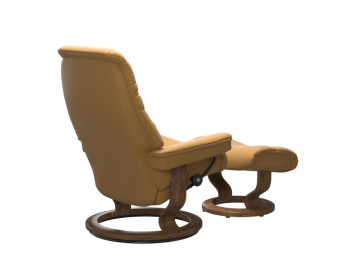 Sunrise Medium Classic Recliner Stressless Edmonton Paloma Honey side