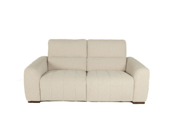 Zappa Fabric Power Sofa Edmonton Tasmin Linen recline stock