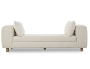 Repose Oversized Bench Edmonton fabric