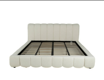 Biggie Platform Bed Edmonton slats Magnolia Snow platform