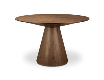 Otago Round Dining Table Edmonton Walnut