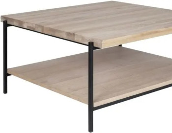 Mila Coffee Table Solid Oak Edmonton side