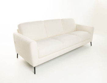 Ottavio Fabric Sofa Max Divani Edmonton Rice Ivory Italian side