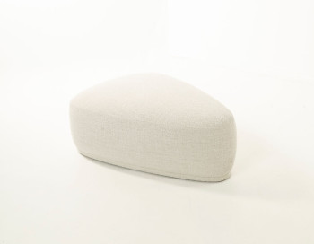 Den Large Fabric Ottoman Edmonton Merino Pearl