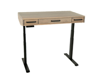 Lisbon Sit or Stand Desk Edmonton made in Canada standing desk raised