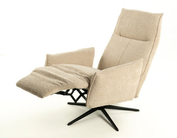 Snoh Manual Recliner Edmonton fabric reclined