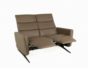 Jorja Reclining Love Seat Edmonton leather reclined
