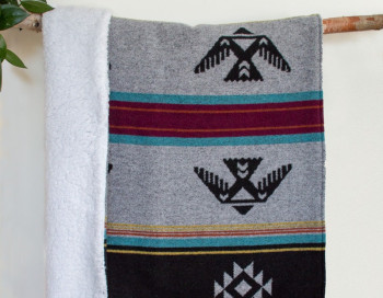 Éclair Indigenous Baby Blanket Edmonton Mini Tipi