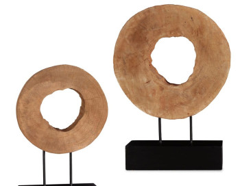 Ashlea Sculptures Edmonton set of 2 wood