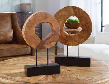 Ashlea Sculptures Edmonton set of 2 wood