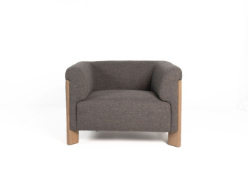 Mara Chair Dark Grey Edmonton fabric