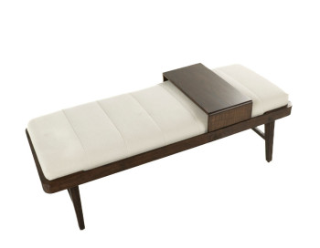 Vigo Ottoman Elite Ivory Edmonton sliding table