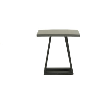 Belmont Metal Pedestal Chairside Table