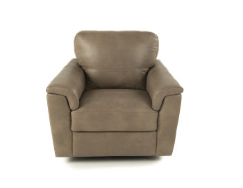 Morrone Leather Swivel Chair
