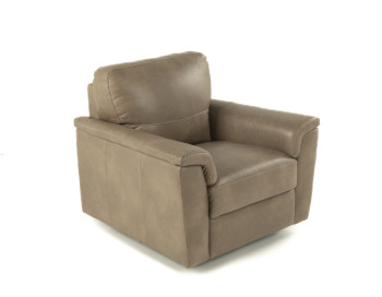 Morrone Leather Swivel Chair