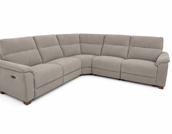 Santana Fabric Power Sectional