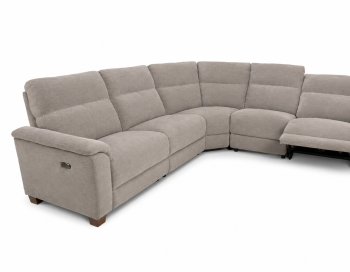 Santana Fabric Power Sectional