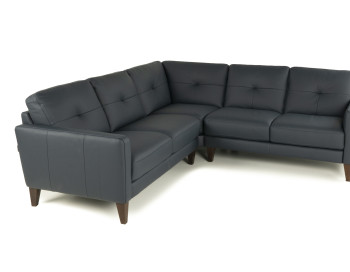 Evan Leather Sectional