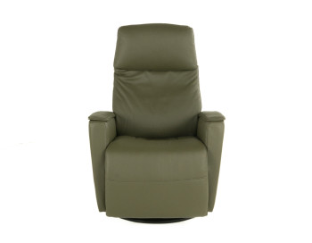 Crown Leather Power Recliner