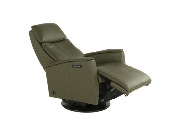 Crown Leather Power Recliner
