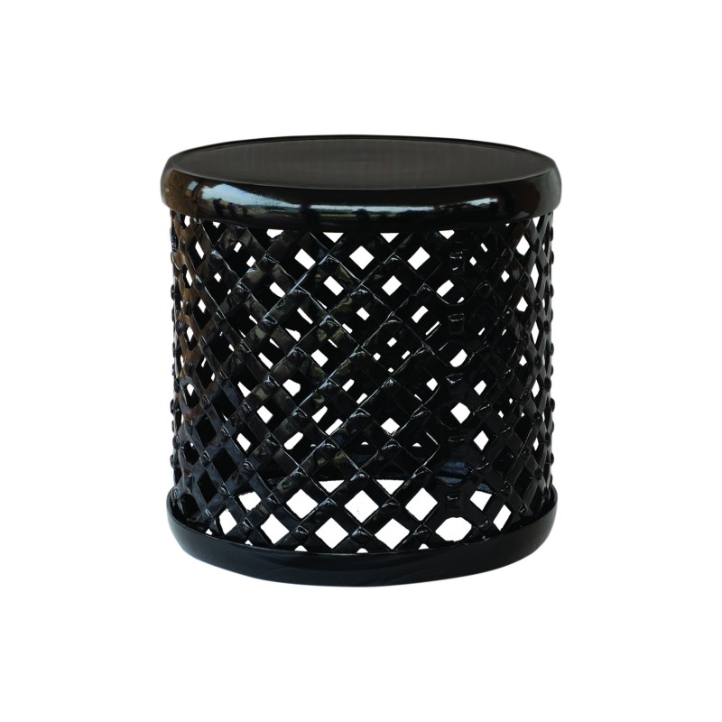 Marlow Drum Stool - Four Hands