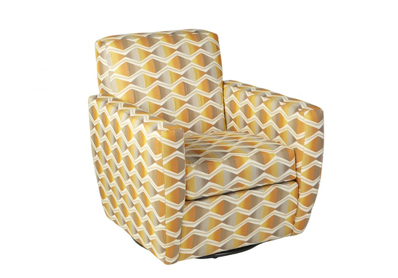 Vancouver Swivel Fabric Chair Jonathan Louis