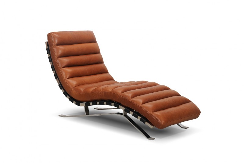 Aiden Leather Chaise