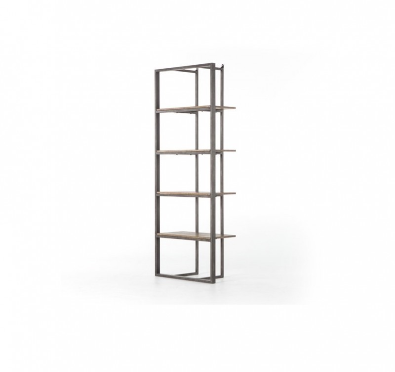 Grainger Bookshelf Four Hands Wood & Metal