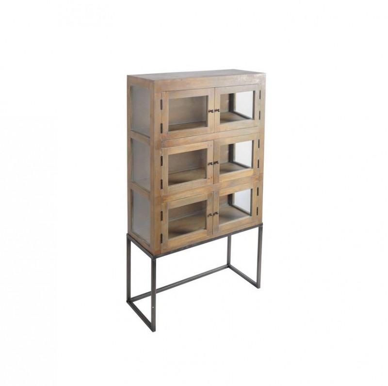 Coulter Wood bookcase storage cabinet