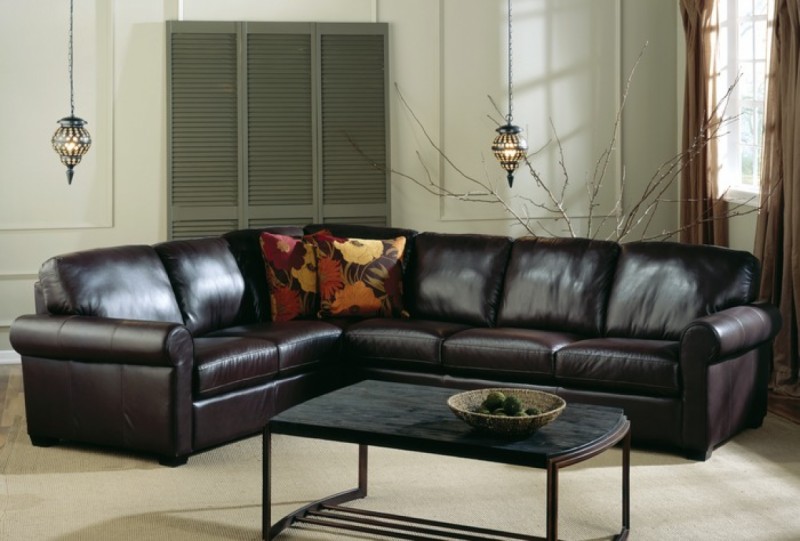 Vigo Leather Sectional Sofa